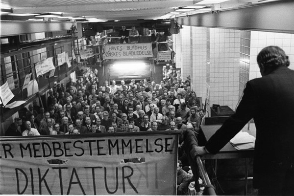 Motiv: Arbejdskonflikten på Politiken fra den 8. marts til 5. maj 1975